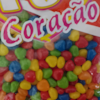 Confeito Bala de Corações Frutas Colorido Pipper 500g - Sams