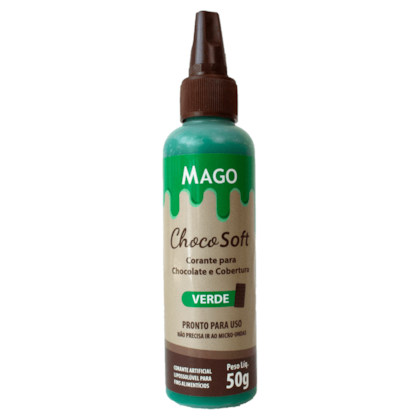 CORANTE CHOCO SOFT 50G MAGO - VERDE