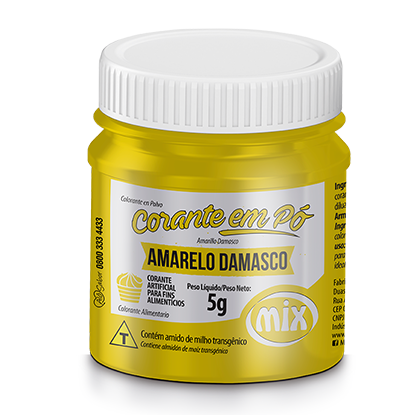 CORANTE PO MIX AMARELO DAMASCO 5GR