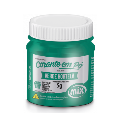 CORANTE PO MIX VERDE HORT 5GR