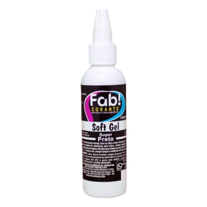 CORANTE SOFT GEL 25GR FAB SUPER PRETO