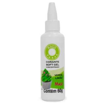 CORANTE SOFT GEL VERDE LIMAO MAGO 60ML *CP02