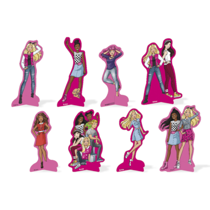 DEC.DE MESA BARBIE C/8 - FESTCOLOR