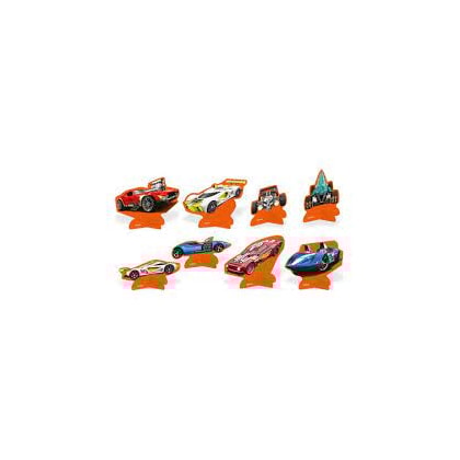 DEC.DE MESA HOT WHEELS C/8 - FESTCOLOR