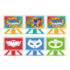 DEC.DE MESA PJ MASKS 2 C/6 REGINA