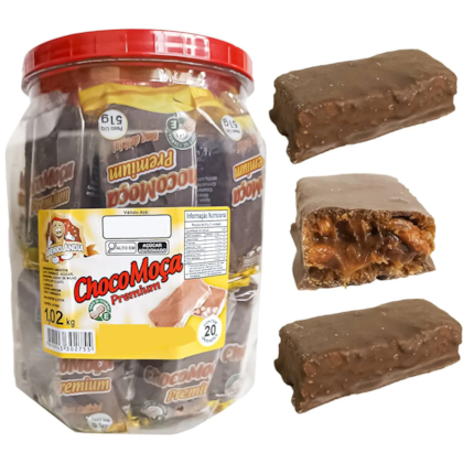 DOCE CHOCOMOCA PT C/20 1,02KG AMENDOLANDIA 