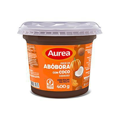 DOCE DE ABOBORA C/COCO AUREA 400GR *CP02