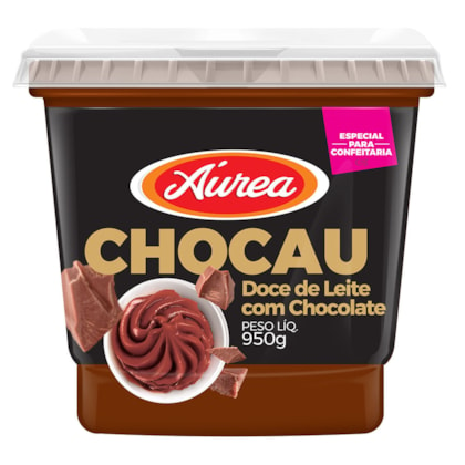 DOCE DE LEITE C/CHOC AUREA 950GR CHOCAU