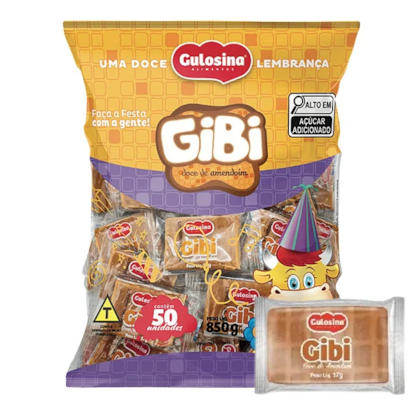 DOCE GULOSINA 850G GIBI PCT C/50