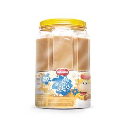 DOCE GULOSINA FONDANT DE LEITE PT C/20 1300G *CP01