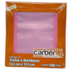 EMB.CARBER P/TRUFA 14,5X15,5 C/100 ROSA *CP02