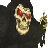 ENFEITE HOR.HALLOWEEN MORTE PIFFER UND *CP02