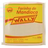 FARINHA DE MANDIOCA FINA WALLY 500GR *CP02