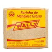 FARINHA DE MANDIOCA GROSSA WALLY 500GR *CP02