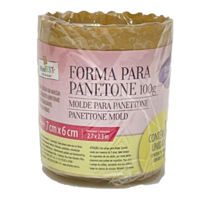 FORMA P/ PANETTONE ULTRAFEST 100GR C/10 *CP02