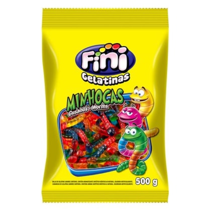 GELATINA FINI 500GR MINHOCAS BRILHO *CP01