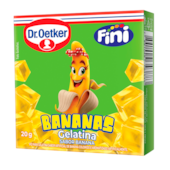 GELATINA FINI BANANAS 20GR SABOR BANANA