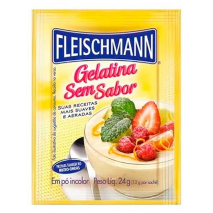 GELATINA S/SABOR FLEISCHMANN 24GR *CP02