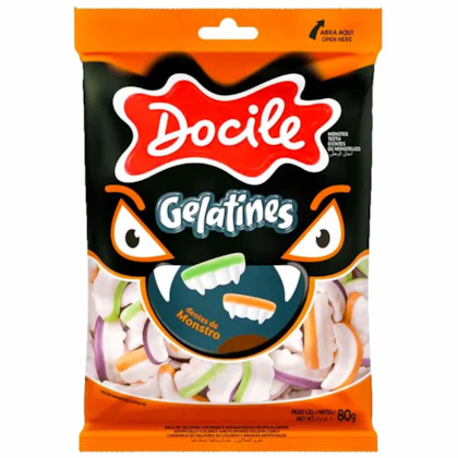 GELATINES DOCILE 80GR DENTES DE MONSTRO