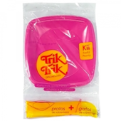 KIT FESTA PRONTA TRIK C/10 ROSA *CP02