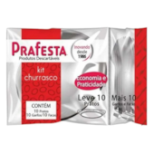 Kit para Churrasco Q.Line com 10 un - PRAFESTA