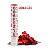 LANCA CONFETE LAM MUNDO BIZ. 30CM - CORACAO *CP02