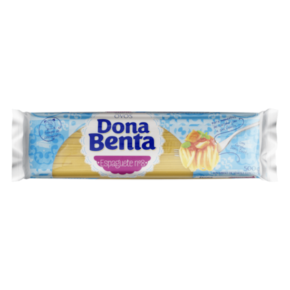 MACARRAO DONA BENTA ESPAGUETE N8 500GR