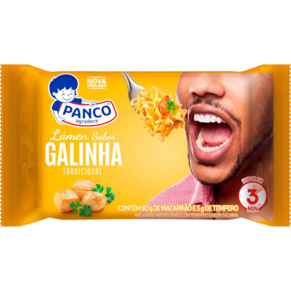 MACARRAO PANCO GALINHA 85GR *CP01