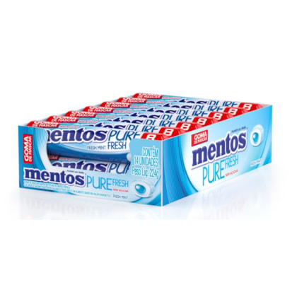 MENTOS PURE FRESH MINT C/14 - TUBO AZ *2075 *CP02