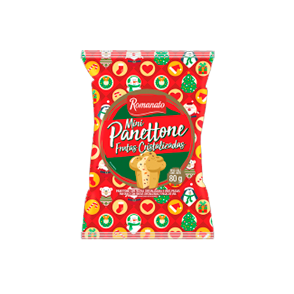 MINI PANETTONE ROMANATO FRUTAS 80GR *CP02