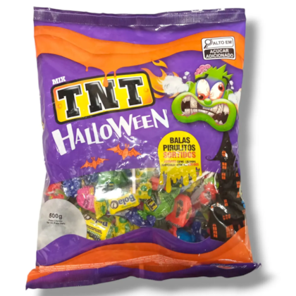 MIX BALA/PIRULITO TNT HALLOWEEN 500GR *CP01