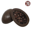 Ovo de Páscoa Chocolate 70% Cacau 150g - Borussia CX