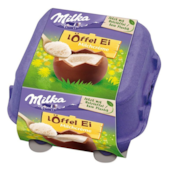 Ovo Milka Sabor Creme Leite 136g - Loffel Ei Milchcrème Egg