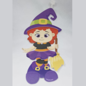 PAINEL HALLOWEEN CUTE - BRUXA *205165 *CP02