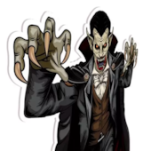 PAINEL HOR.VAMPIRO HALLOWEEN PIFFER UND *CP02