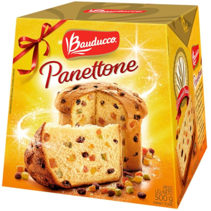 Panettone Bauducco Frutas 500gr - Panetone