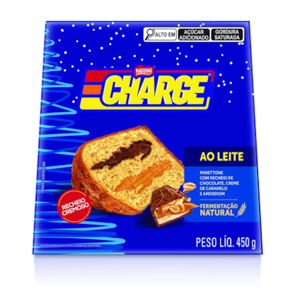 PANETTONE CHARGE AO LEITE NESTLE 450G