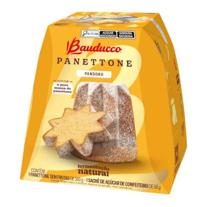 Panettone Pandoro Bauducco Fermentação Natural 500g