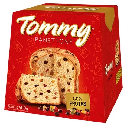 Panettone Tommy com Frutas 400g - Panetone