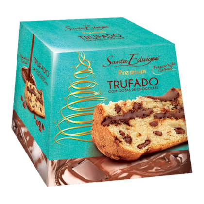 PANETTONE TRUFADO GOT.CHOC 500G - SANTA EDWIGES