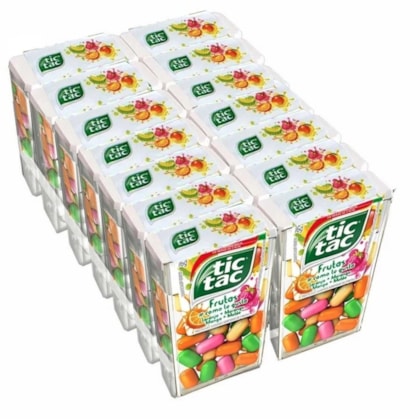 PASTILHA TIC TAC  C/14 FRUTAS COMO TE GUSTA *CP02