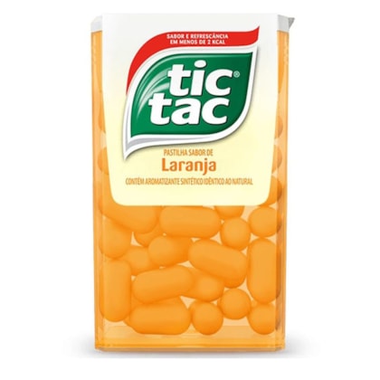 PASTILHA TIC TAC  C/14 LARANJA