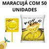 Pirulito Amarelo PopKiss Maracujá C/50un
