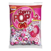 Pirulito Cherry Pop Bubble Gum Cereja c/50Un