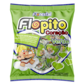 Pirulito de Coração Sabor Maçã Verde C/50un - Flopito