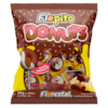 PIRULITO DE CORARAÇÃO FLOPITO DONUTS CHOCOLATE BRANCO E LEITE 550GR *CP03