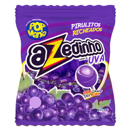 PIRULITO POP MANIA AZEDINHO UVA C/50