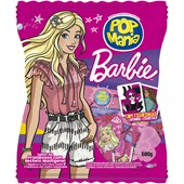 Pirulito Pop Mania Barbie Framboesa C/50 - RICLAN