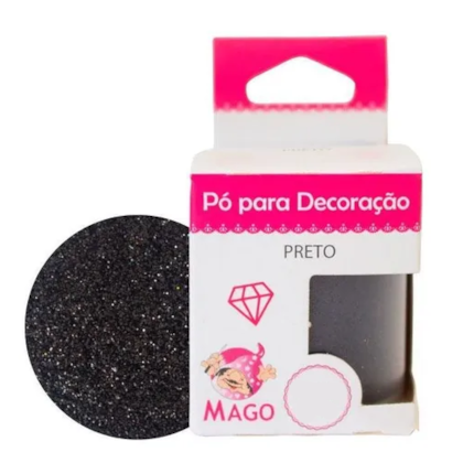 PO MAGO P/DECORACAO 5GR PRETO *CP02