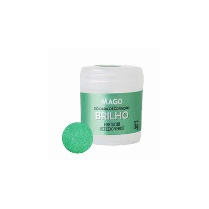 PO MAGO P/DECORACAO 5GR REFLEXO VERDE